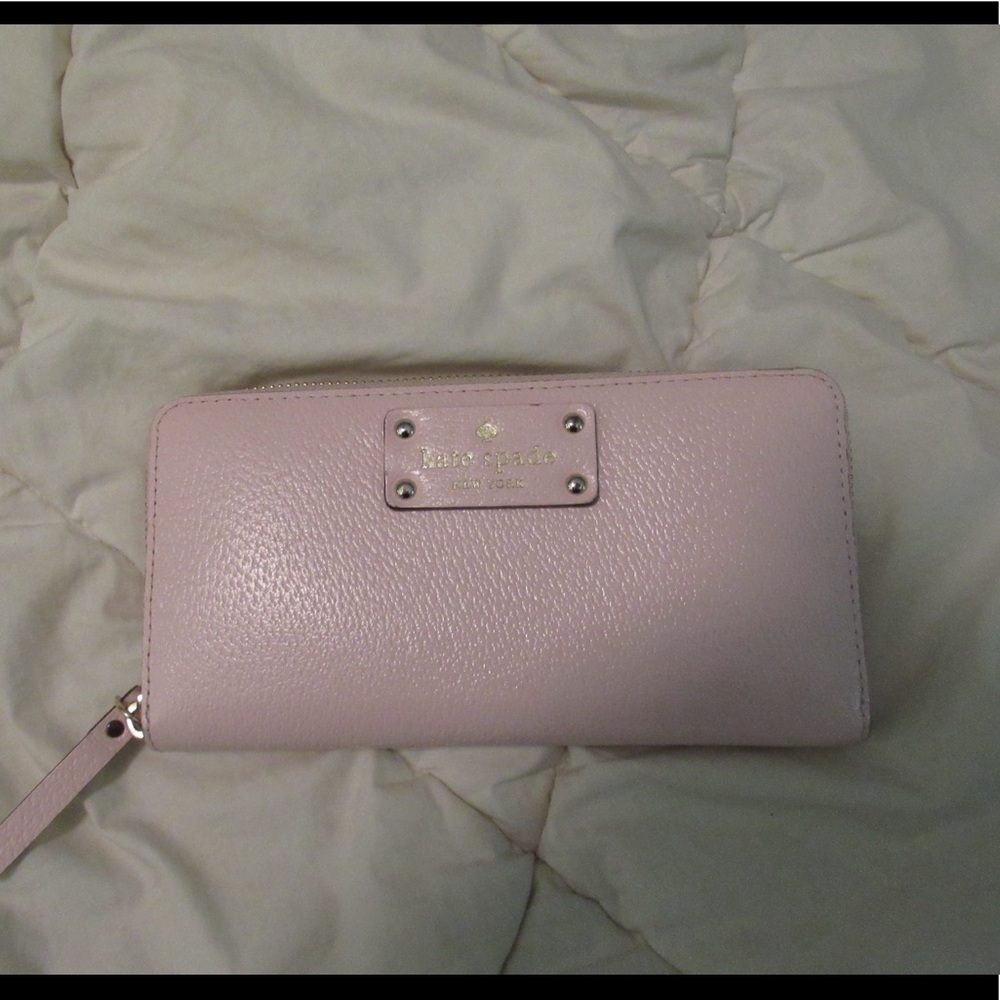 Pink Kate spade wallet